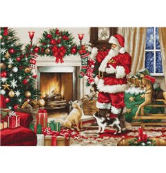 Kit de broderie Intérieur du Père Noël