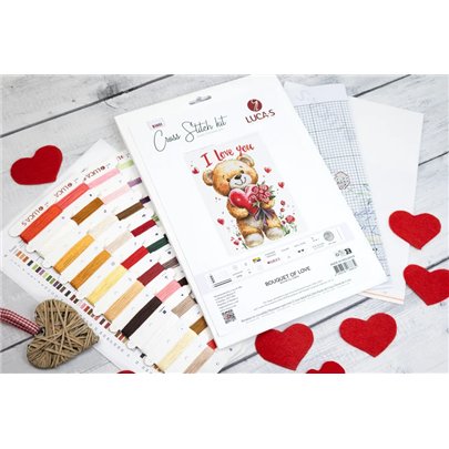 Embroidery kit Bouquet of Love