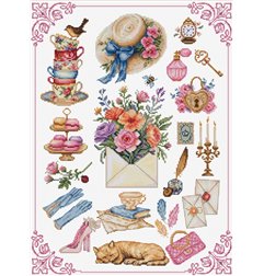 Kit de broderie Beauté