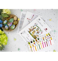 Kit de broderie Joyeuses Pâques