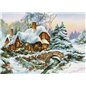 Embroidery kit Winter Landscape Embroidery kit Winter Landscape