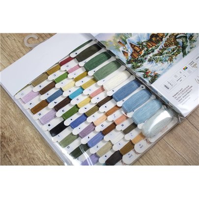 Embroidery kit Winter Landscape