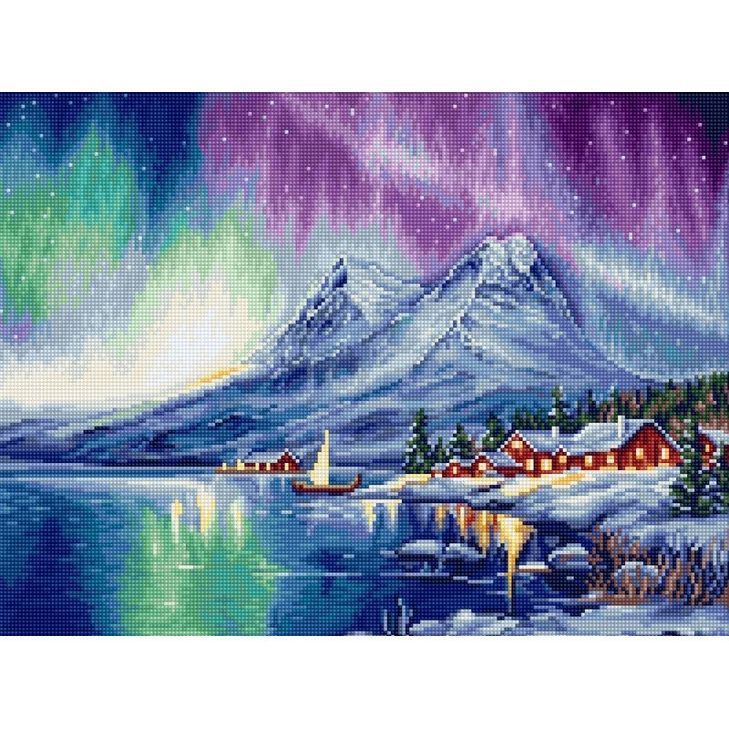 Stickset Nordlichter (petit point)