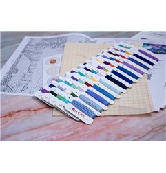 Embroidery kit Northern Lights (petit point)