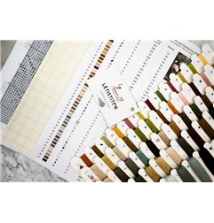 Kit de broderie Les magnolias mystérieux (petit point)