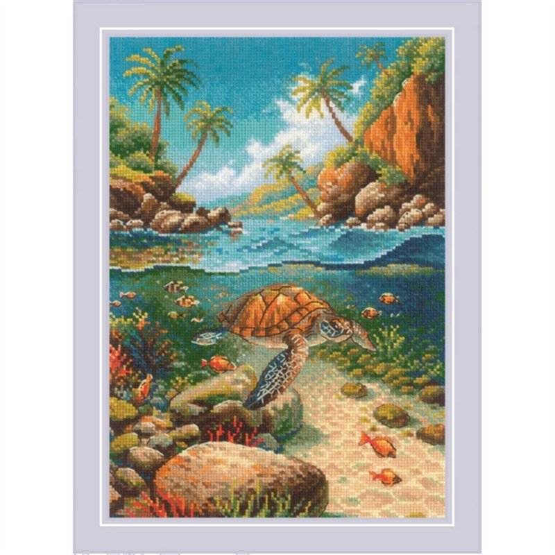 Embroidery kit Under the water Embroidery kit Under the water