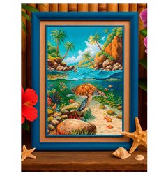 Embroidery kit Under the water