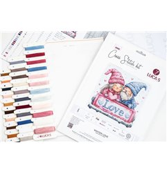 Embroidery kit Winter love