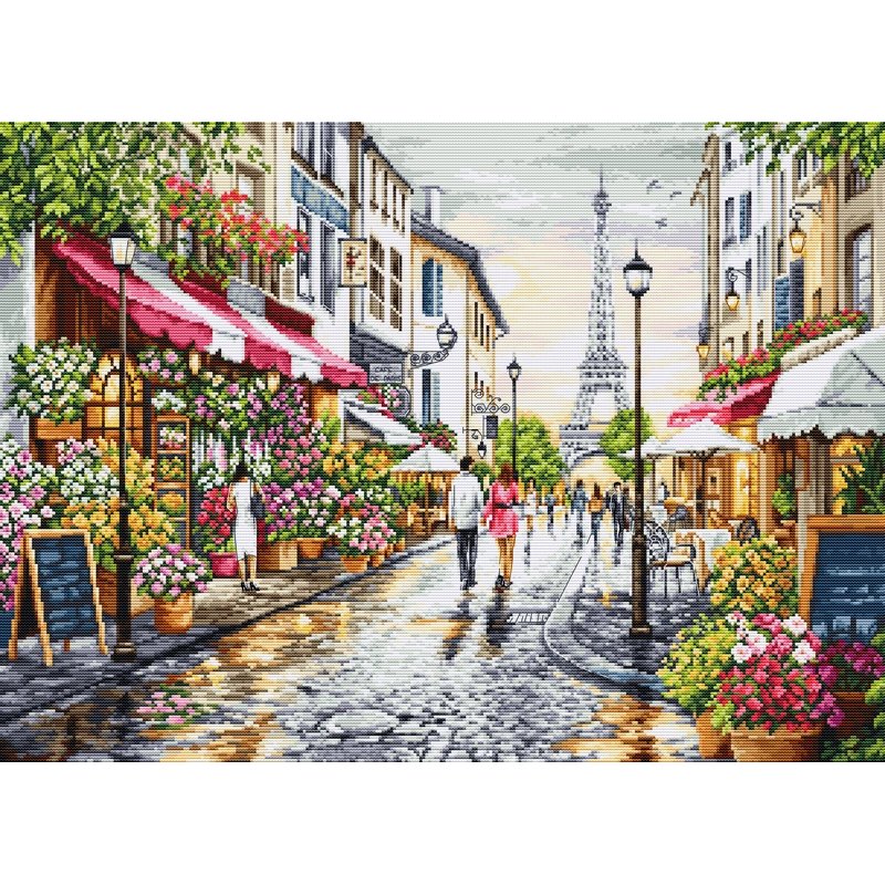 Kit de broderie Fleuriste de Paris Kit de broderie Fleuriste de Paris
