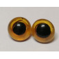 glass animal eye to sew 15 mm amber glass animal eye to sew 15 mm amber
