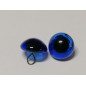 glass animal eye to sew 15 mm blue glass animal eye to sew 15 mm blue