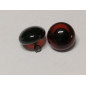 Tierauge Glas zum Nähen 15 mm Braun Tierauge Glas zum Nähen 15 mm Braun