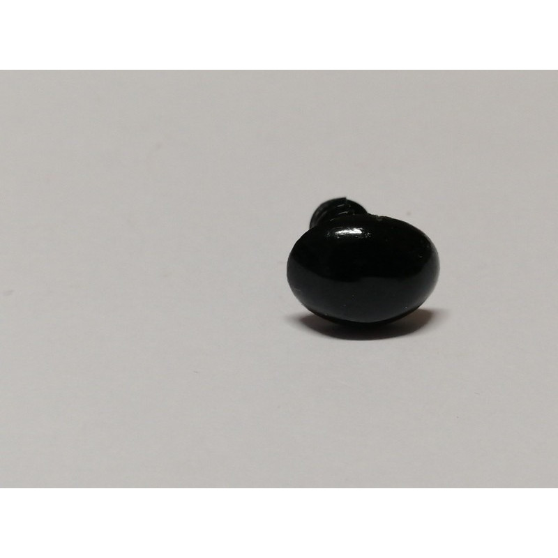 Dierenneus 12 mm ovaal vlak Dierenneus 12 mm ovaal vlak