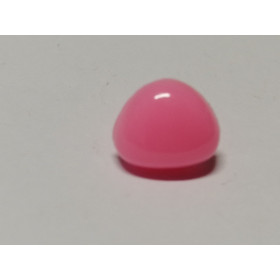Animal noses 12 mm triangle flat pink