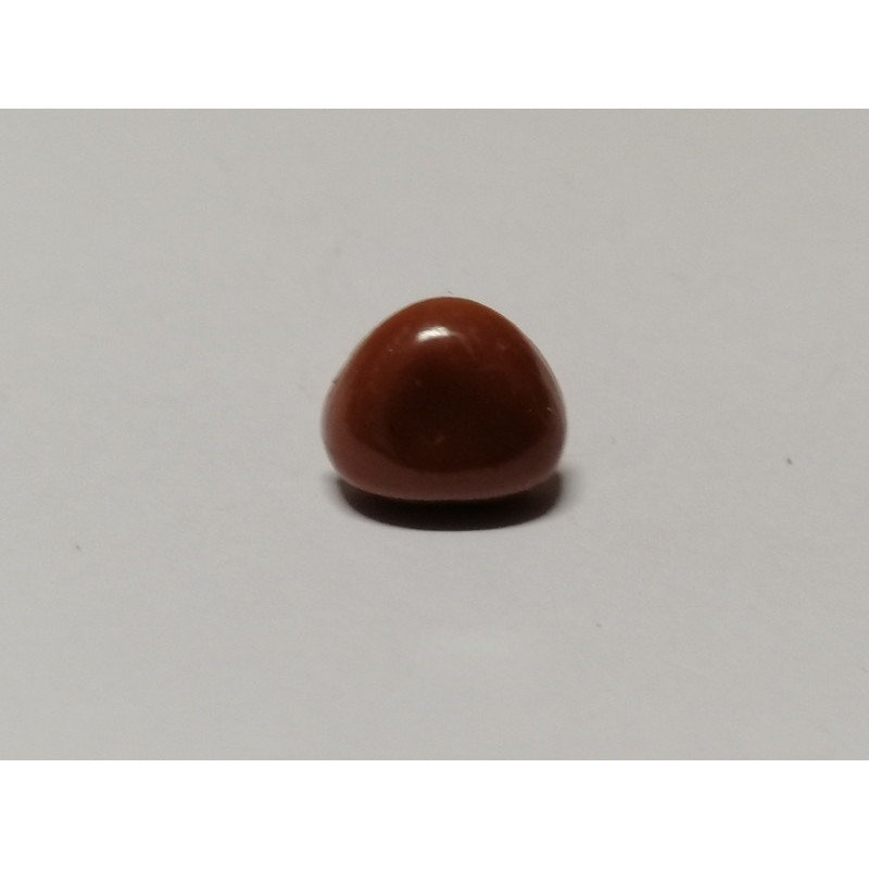 Animal noses 12 mm triangle flat brown Animal noses 12 mm triangle flat brown