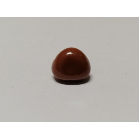 Dierenneus 12 mm driehoek vlak - bruin