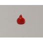 Dierenneus 12 mm driehoek vlak - rood Dierenneus 12 mm driehoek vlak - rood