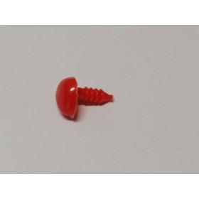 Animal noses 12 mm triangle flat red