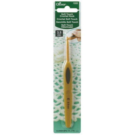 Crochet hook soft touch 3,5 mm