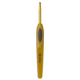 Haaknaald soft touch 4 mm