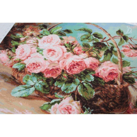 Stickset Korb der Rosen