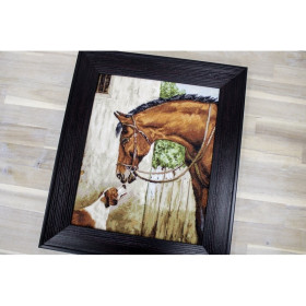 Kit de broderie Chasseur et renard