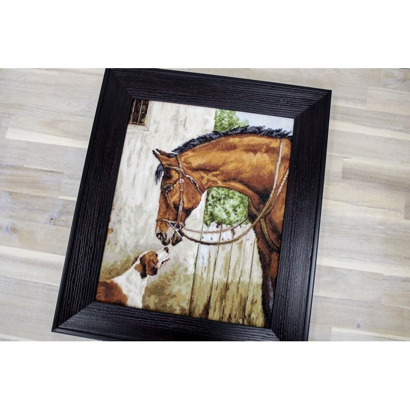 Stickset Jäger und Fuchshund Stickset Jäger und Fuchshund