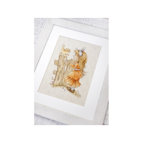 Luca-S Embroidery kit With a Kitten