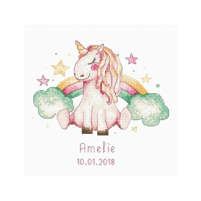 Stickset Einhorn 2