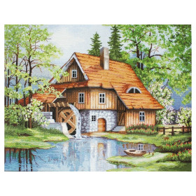 Luca-S Kit de broderie Le paysage du printemps