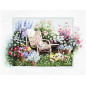 Kit de broderie jardin fleuri