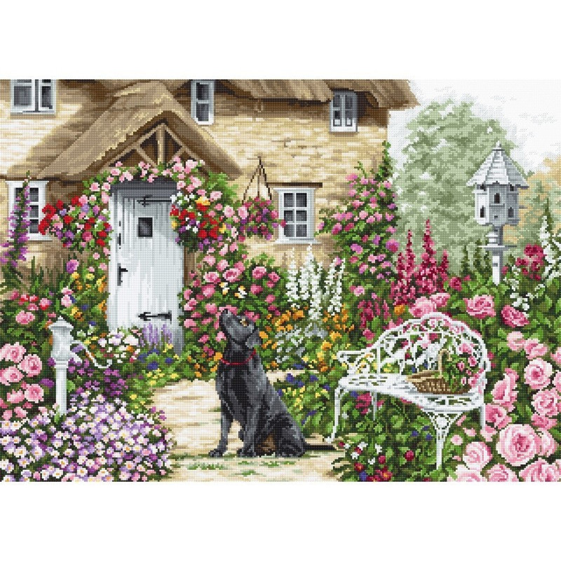 Embroidery kit The Cottage Garden Embroidery kit The Cottage Garden