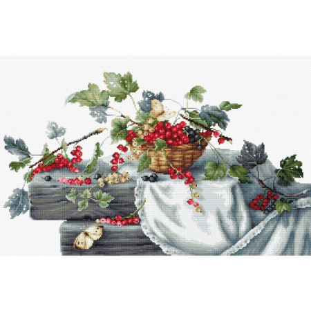 Stickset Rote Johannisbeeren
