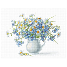 Luca-S Stickset Cornflowers und Kamillen