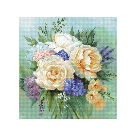 Luca-S Borduurpakket Bloemen boeket 1