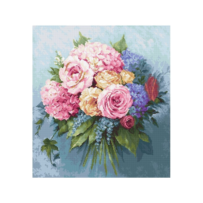 Embroidery kit Bouquet