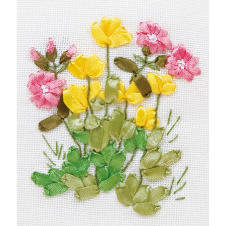 Kit à broder Renoncules et lungwort