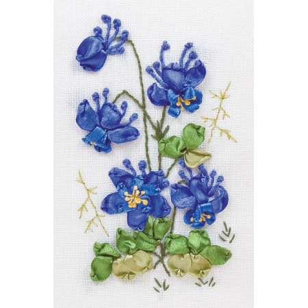 Embroidery kit Columbine