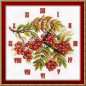 Horloge. Grappes de sorbier Horloge. Grappes de sorbier
