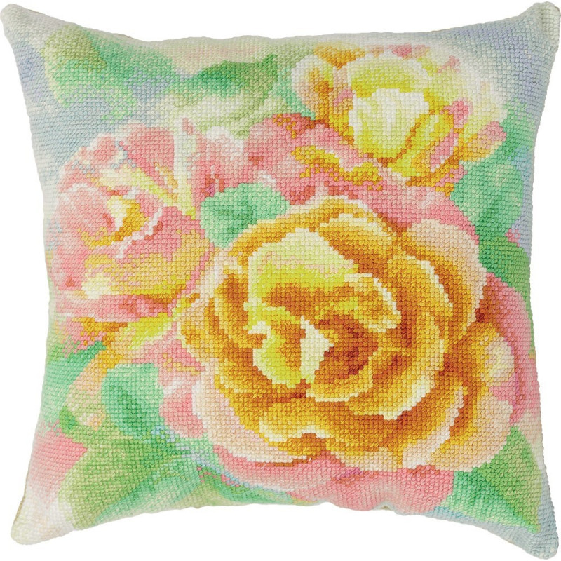 Cross stitch cushion kit The Scent of the Sun Cross stitch cushion kit The Scent of the Sun