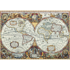 Panna Kit de broderie Carte géographique du monde