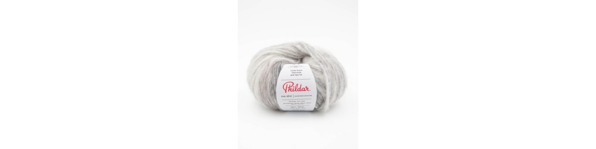Phil Rêve Breiwol 5mm 50g 150m Alpaca Mix