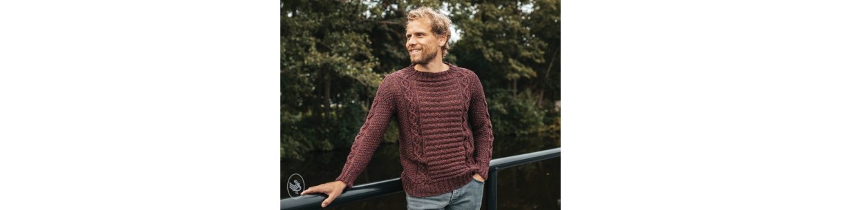Kits de Tricot Homme | Pulls, Gilets & Cardigans Élégants