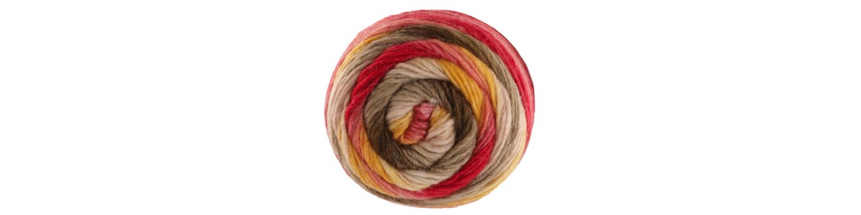 Colorato Breiwol: Wol-Acryl Mix, 100g, 230m