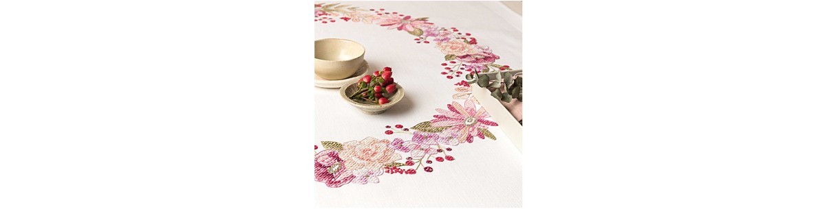 Tablecloths for embroidery