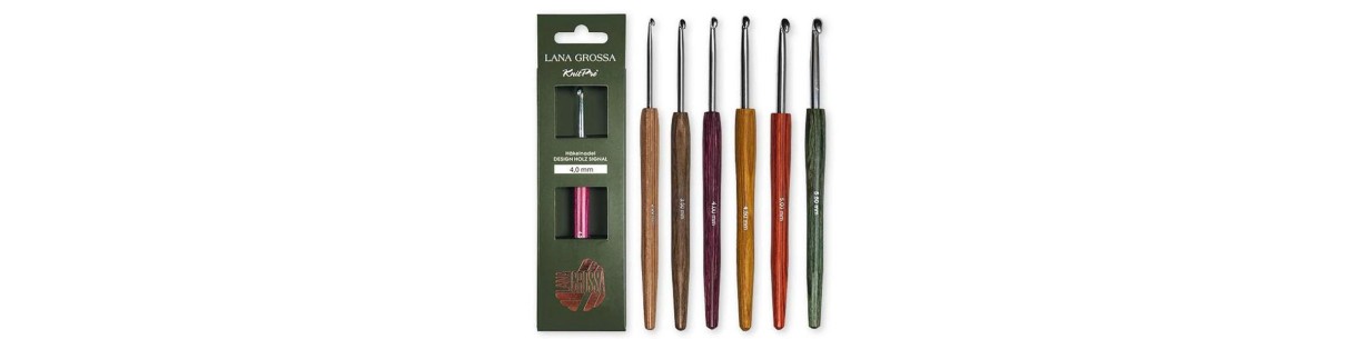 Lana Grossa Crochet hook woodgrip